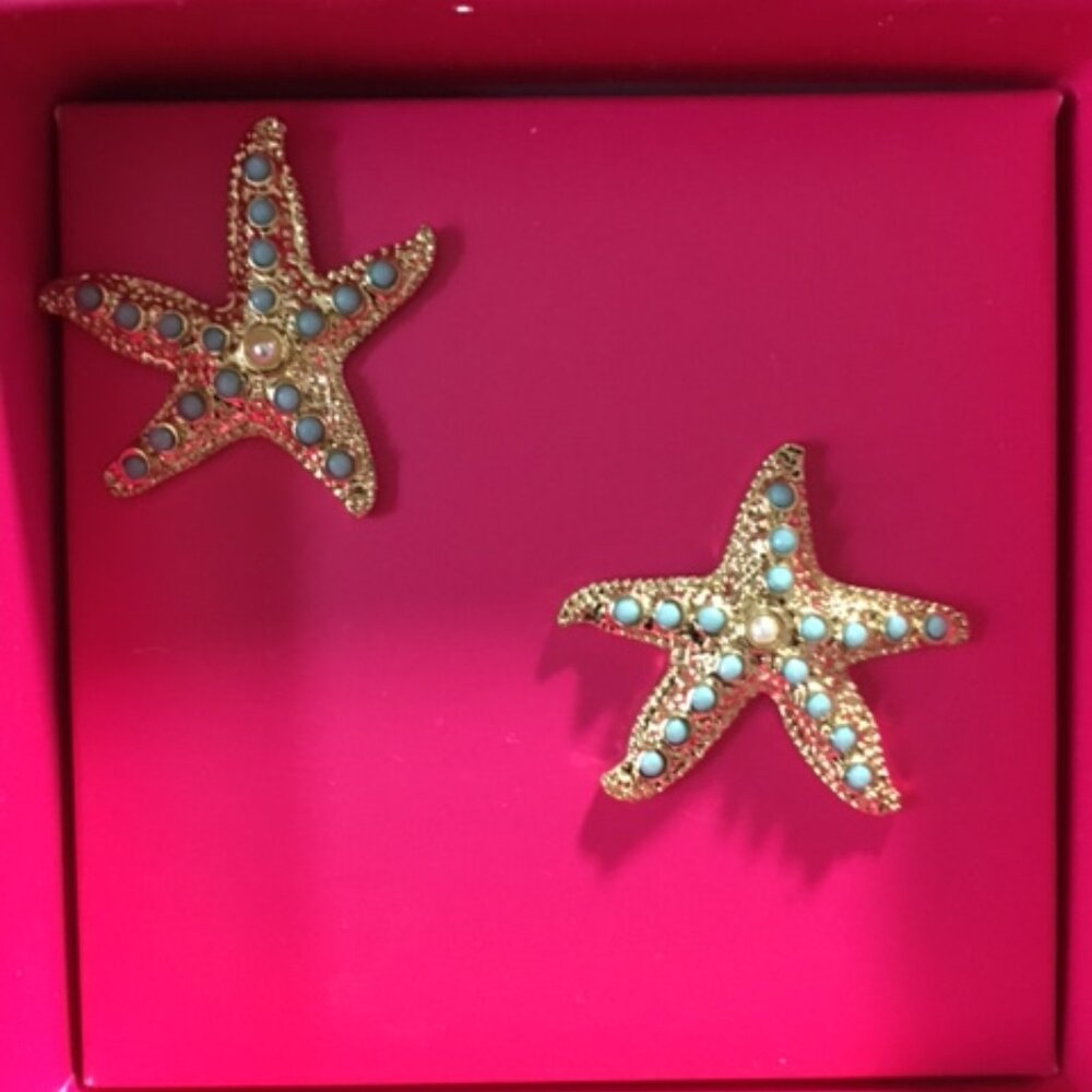 Lilly Pulitzer Starfish  Earrings ( Star Bright )